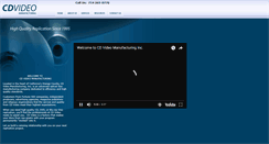 Desktop Screenshot of cdvideomfg.com